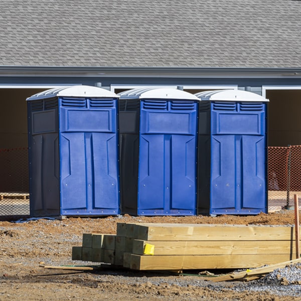 how can i report damages or issues with the portable toilets during my rental period in Payne Gap KY